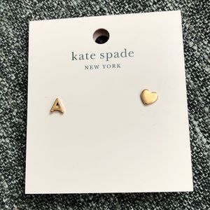 Kate Spade earrings - Initial Rose Gold